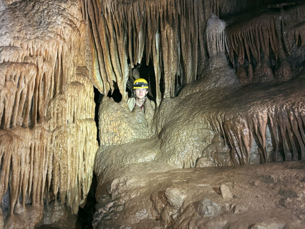 Your First Caving Trip Case not smiling like a 19 year old boy